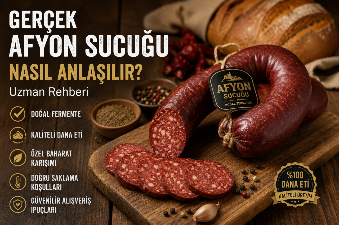 Gerçek Afyon Sucuğu Nasıl Anlaşılır? 10 Önemli İpucu