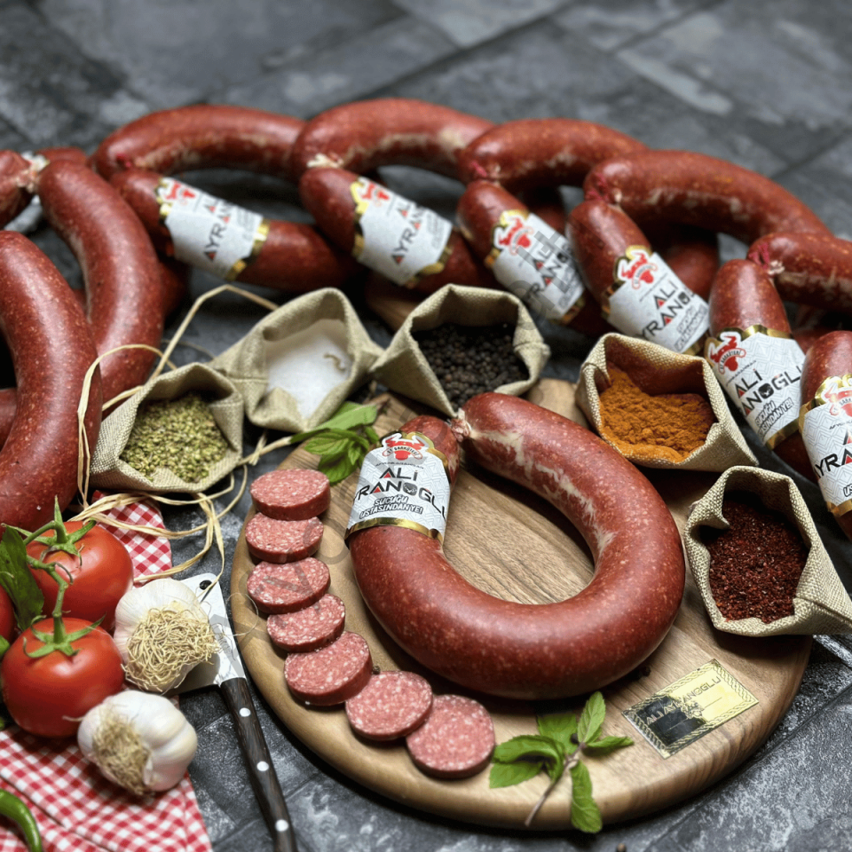 Ali Ayranoglu Kangal Sucuk | Afyon Yoresel Sucuk Lezzeti (600gr.)