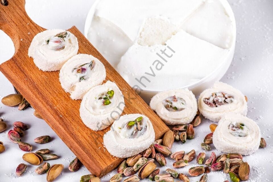 Sultan Manda Kaymaklı Fıstıklı Lokum (Glutensiz)