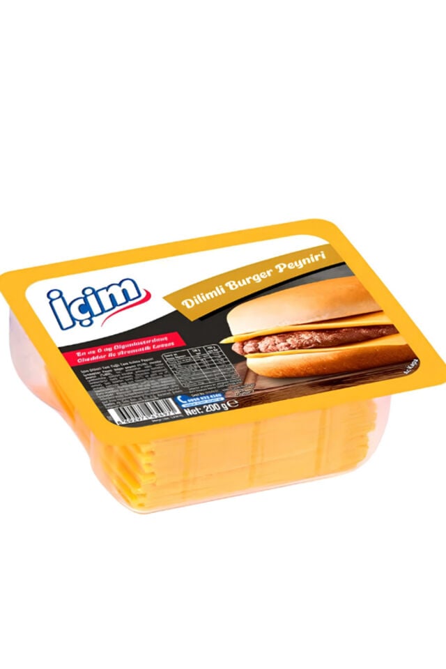 İçim Dilimli Burger Peynir (200gr)