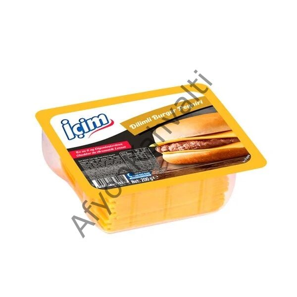 İçim Dilimli Burger Peynir (200gr)