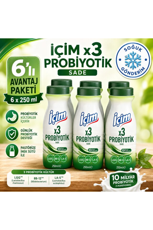 Probiyotik Sade (250ml x 6 adet)